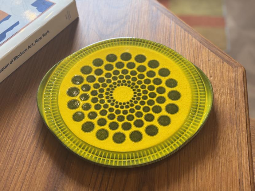 西ドイツ ヴィンテージ Herbolzheim製 ケーキプレート