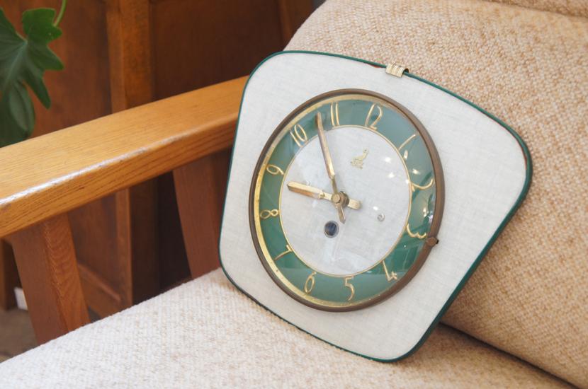 フランス ヴィンテージ JAZ製 ウォールクロック