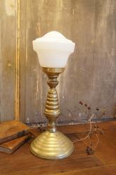 イギリスアンティーク　燭台テーブルランプ