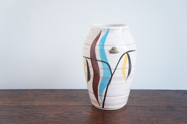 ドイツ製　Bay Keramik　ヴィンテージフラワーベース(花瓶)