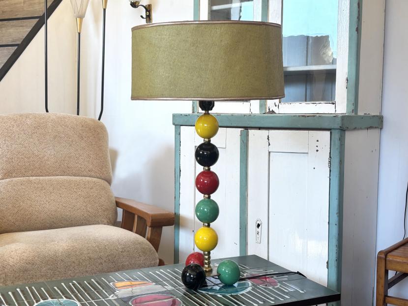 1950's フレンチミッドセンチュリー　ヴィンテージテーブルランプ