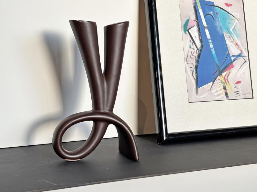 ベルギーヴィンテージ　アブストラクト フラワーベース