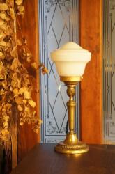 フランスアンティーク　真鍮製 燭台 テーブルランプ