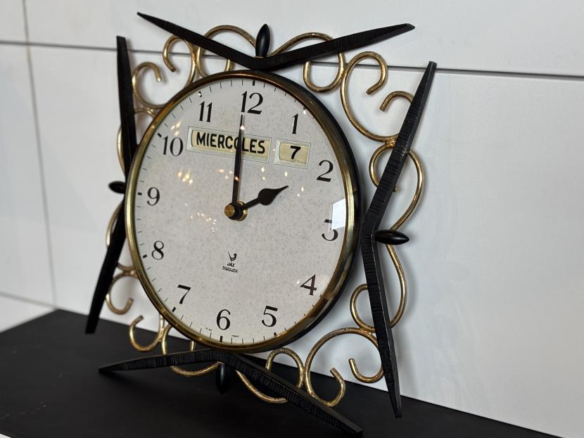 フランスヴィンテージ　JAZ製　ウォールクロック