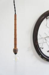 UPCYCLE- フランスアンティーク 糸巻ペンダントランプ②