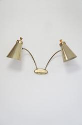 アメリカヴィンテージ 1950s 2灯ブラケットランプ
