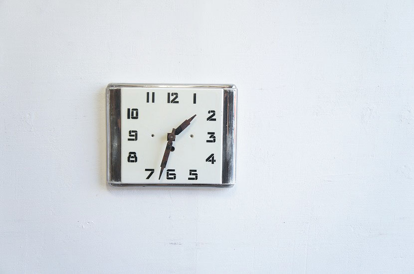 フランスヴィンテージ　セラミックウォールクロック