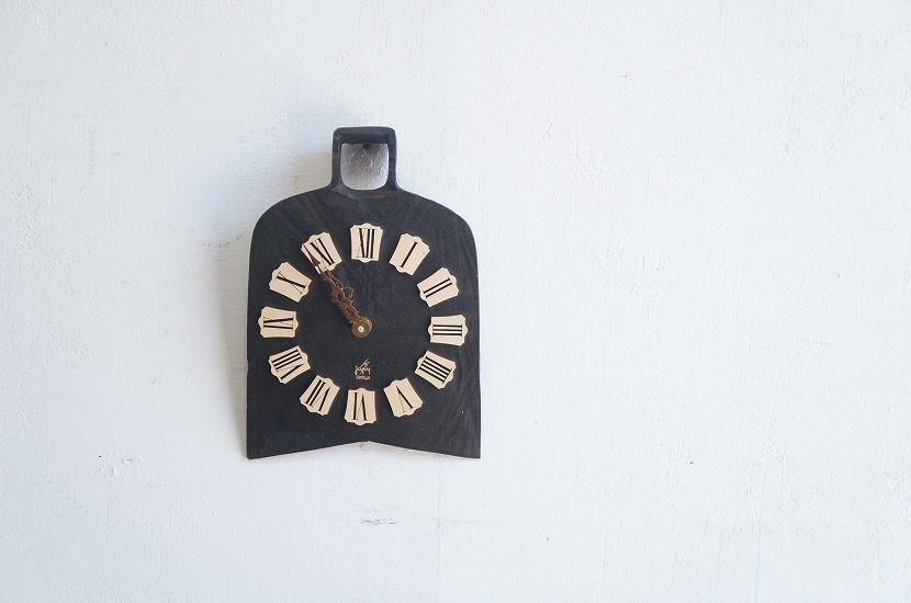 フランスヴィンテージ　JAPY製 アイアンウォールクロック