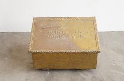 イギリスアンティーク　真鍮製シューズボックス