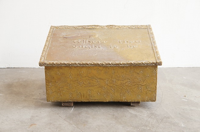 HOMEWARD [ホームワード] / イギリスアンティーク 真鍮製シューズボックス