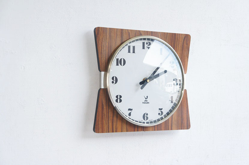 フランス ヴィンテージ JAZ製 ウォールクロック