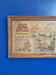 ヴィンテージコミック額装アート「Sad Sack」壁掛けタイプ