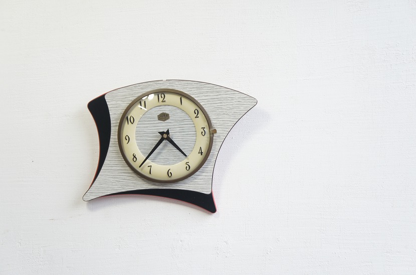 フレンチミッドセンチュリー　JURA　ヴィンテージウォールクロック