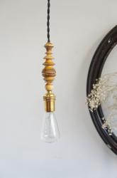 UPCYCLE-アンティーク チェスランプ ⑤