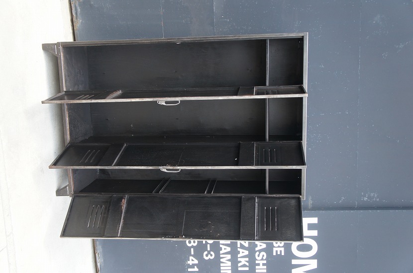 【ヴィンテージ】ウッド×メタルシェルフ　インダストリアル 71iI66OWvhL._AC_UF350,