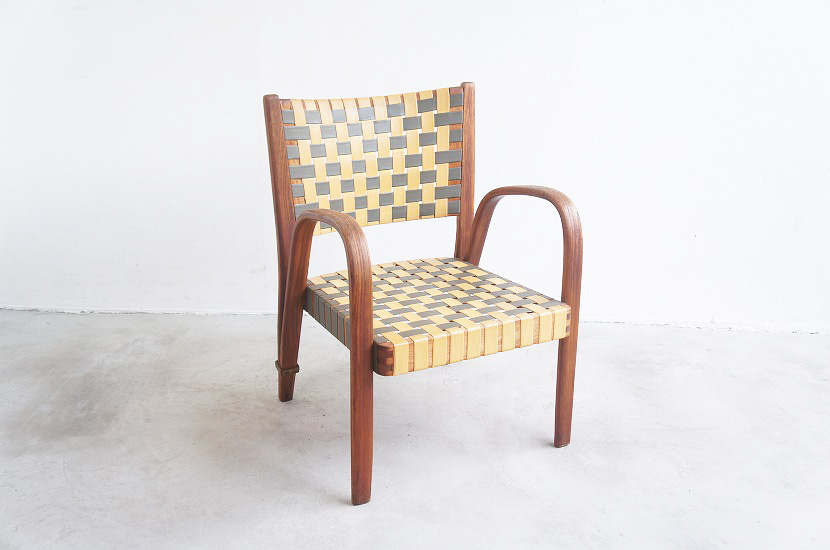 フランスsteiner社　ヴィンテージBow wood chair(ボウウッドチェア)①