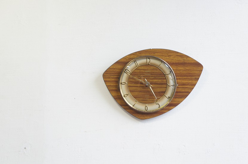 フランスヴィンテージ　TROPHY製モダンウォールクロック