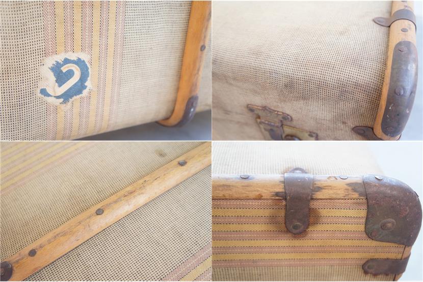 雰囲気のあるアンティークトランクテーブル 雰囲気のあるアンティークトランクテーブル