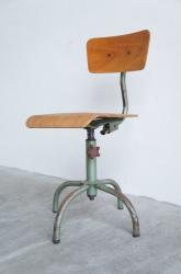 フランスインダストリアル　ヴィンテージドラフティングチェア(製図用椅子)