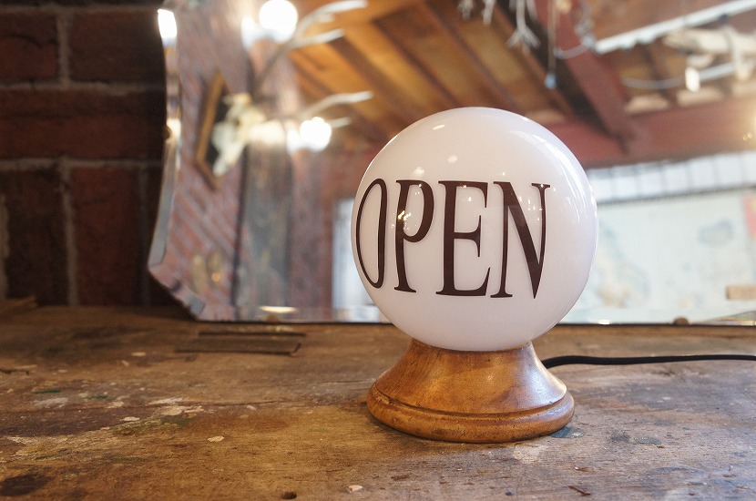 イギリスアンティーク OPENサイン