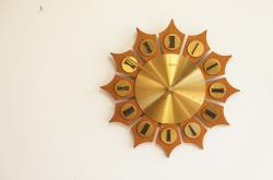 ドイツ製　ヴィンテージモダンクロック