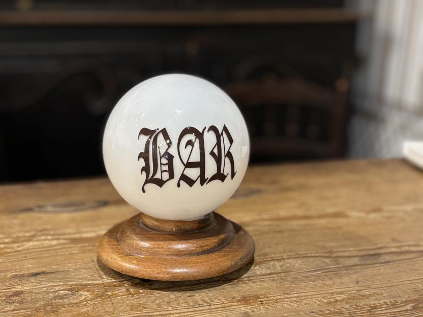 フランスアンティーク　BARサインランプ B