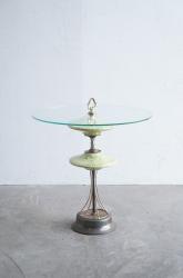  1950s ヴィンテージ ガラストップサイドテーブル