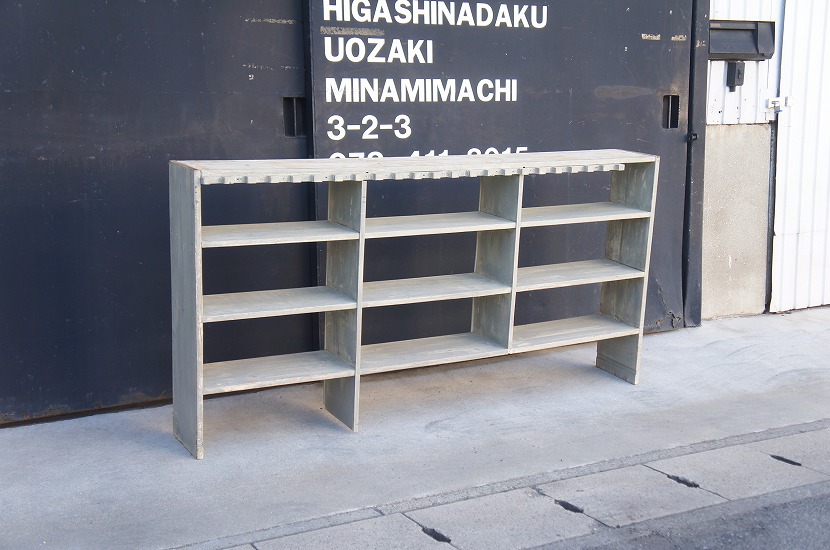 フレンチアンティーク　シャビーシックオープンシェルフ