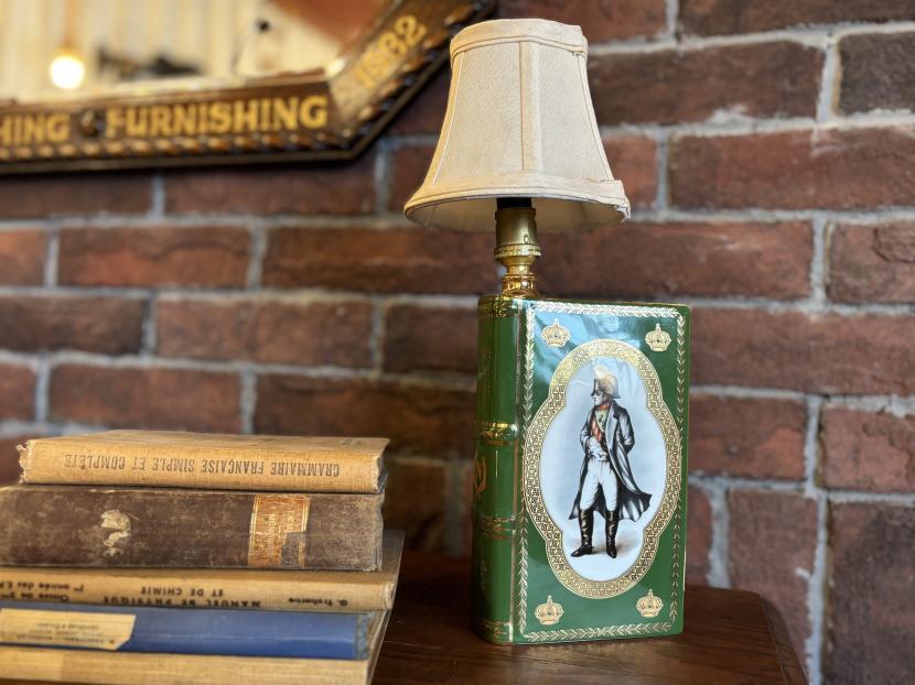 ヴィンテージ コニャックボトル テーブルランプ
