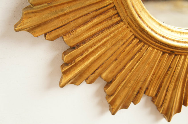 フランス製 サンバースト ミラー アンティーク sunburst mirror 【公式