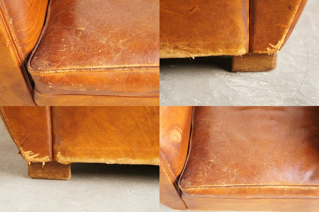 HOMEWARD [ホームワード] / フランスアンティーク レザークラブソファ