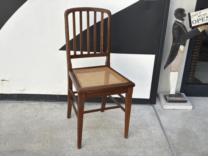 フランスアンティーク ラタンシートチェアA