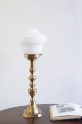 イギリスアンティーク　燭台テーブルランプ