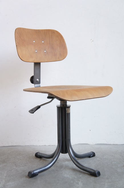 BAO社製 フランスヴィンテージ インダストリアル ドラフティングチェア(製図用椅子)