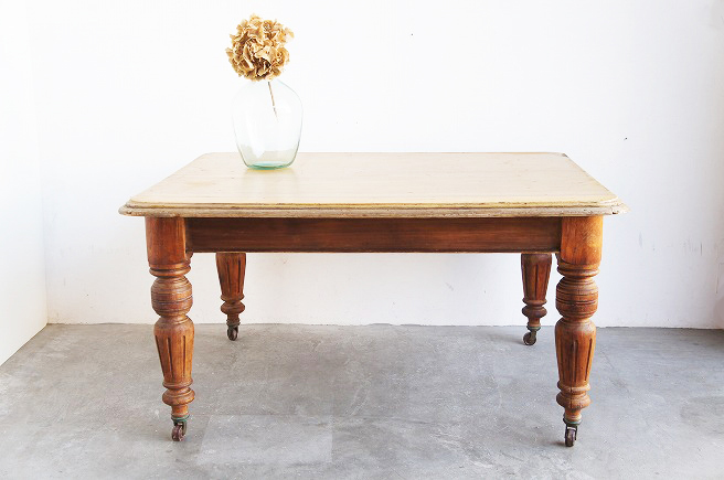 1880s イギリスアンティーク木製テーブル