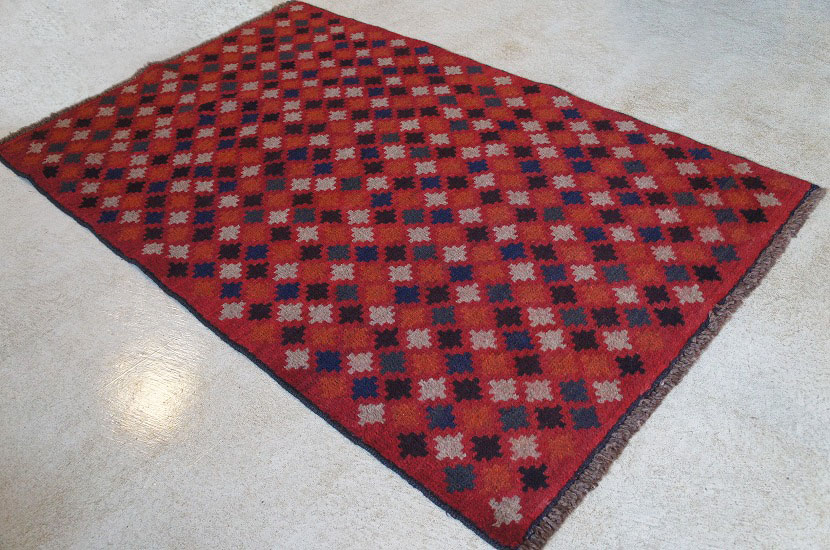 バルーチ族 トライバルラグ 143cm×87㎝