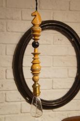 ハンガリー製　アンティーク チェスランプ ⑩