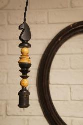 ハンガリー製　アンティーク チェスランプ ⑪