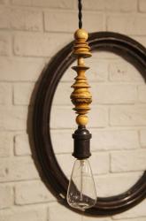 ハンガリー製　アンティーク チェスランプ ⑧