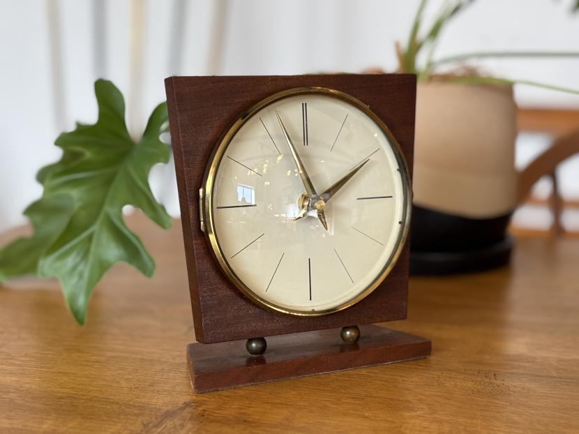 ヴィンテージ ミッドセンチュリーモダン 置時計