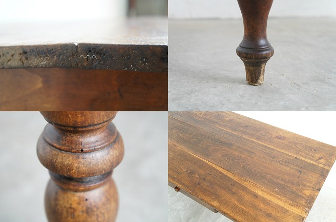 再値下げしました　フランスアンティーク　ウッドワークデーブル HOMEWARD [ホームワード] / 19世紀 フランスアンティーク ウッドテーブル