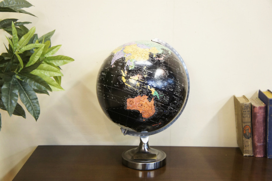 HOMEWARD [ホームワード] / REPLOGLE社製 ブラック オーシャン (黒地球儀)