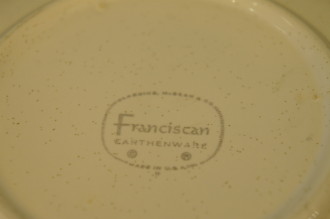 【4枚セット】Franciscan 16cmプレート(1)