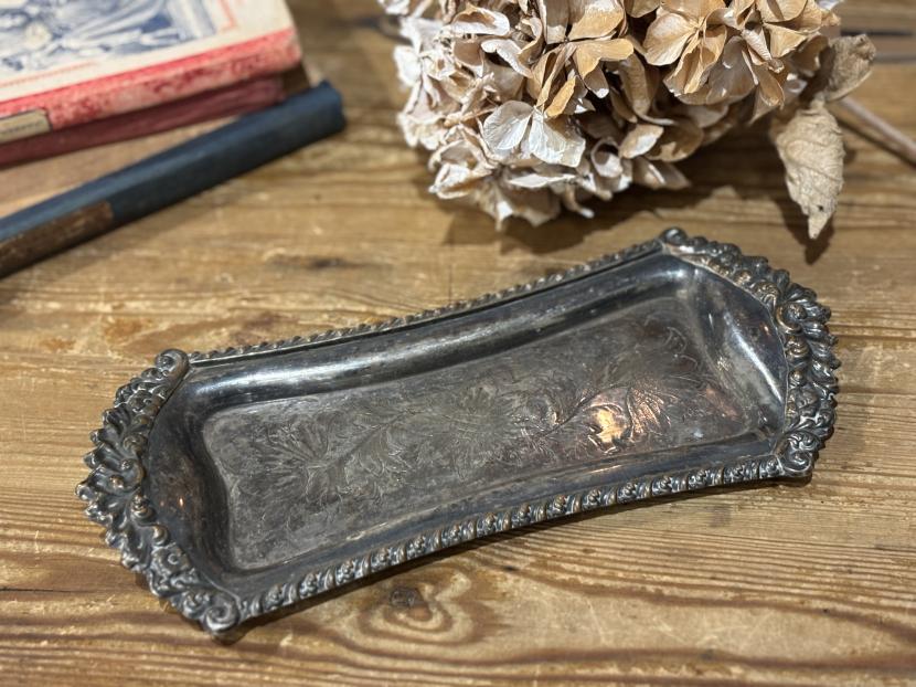 アンティーク キャンドルスナッパートレイ/マネートレイ
