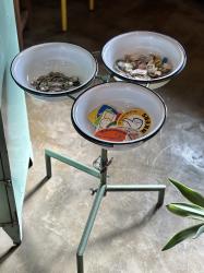 ハンガリー ヴィンテージ デッドストック ホーローウォッシュスタンド