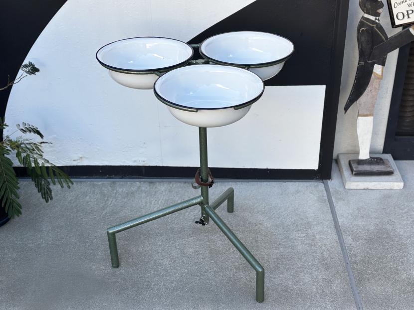 ハンガリー ヴィンテージ デッドストック ホーローウォッシュスタンド