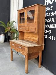  アメリカ アンティーク パイン ポッサムベリーキャビネット