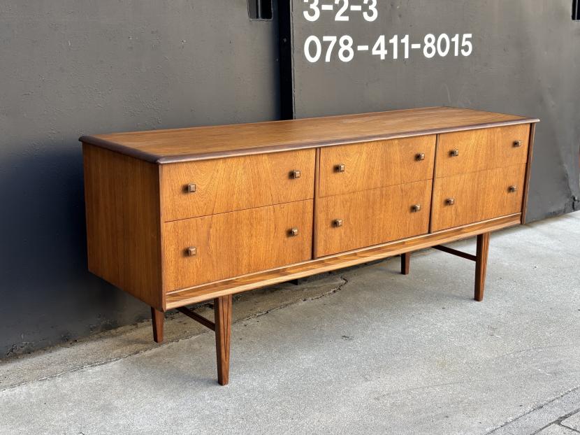 イギリスヴィンテージ　チークサイドボード