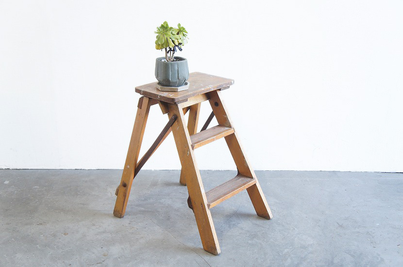 イギリスヴィンテージ　ステップラダー(脚立)