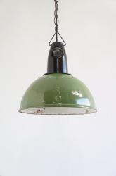 フランスヴィンテージ　ホーローペンダントランプ